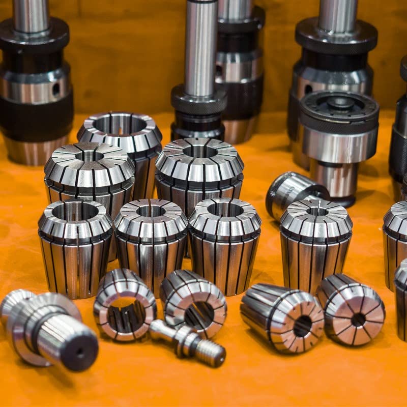 Sourcing Map ER20 Pinzas De Resorte De 1/8" Para El Grabado De Torno CNC De Máquina Herramienta De Fresado