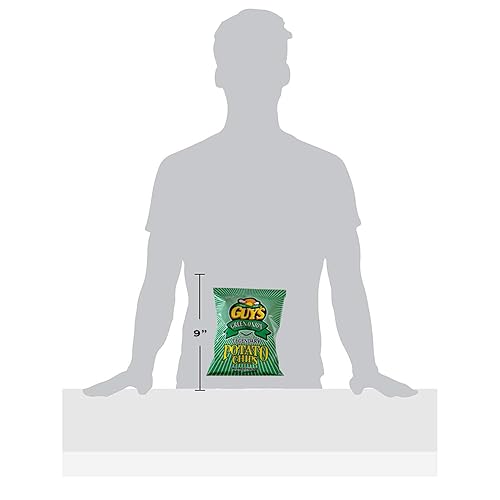 Miniatura 8 de Papas fritas de cebolla verde Guys  Paquete de 24 chips de cebolla verde súper sabrosos con sabor legendario  Chips y sumerge en un crujido para
