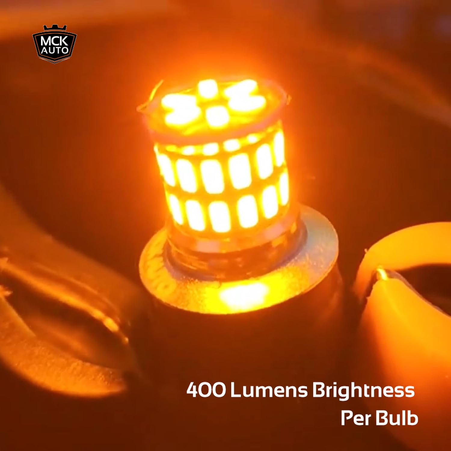 Ampoules LED HP24W CANbus Ambre Orange - Très Lumineuses et Sans Erreur - Améliorez Votre Conduite