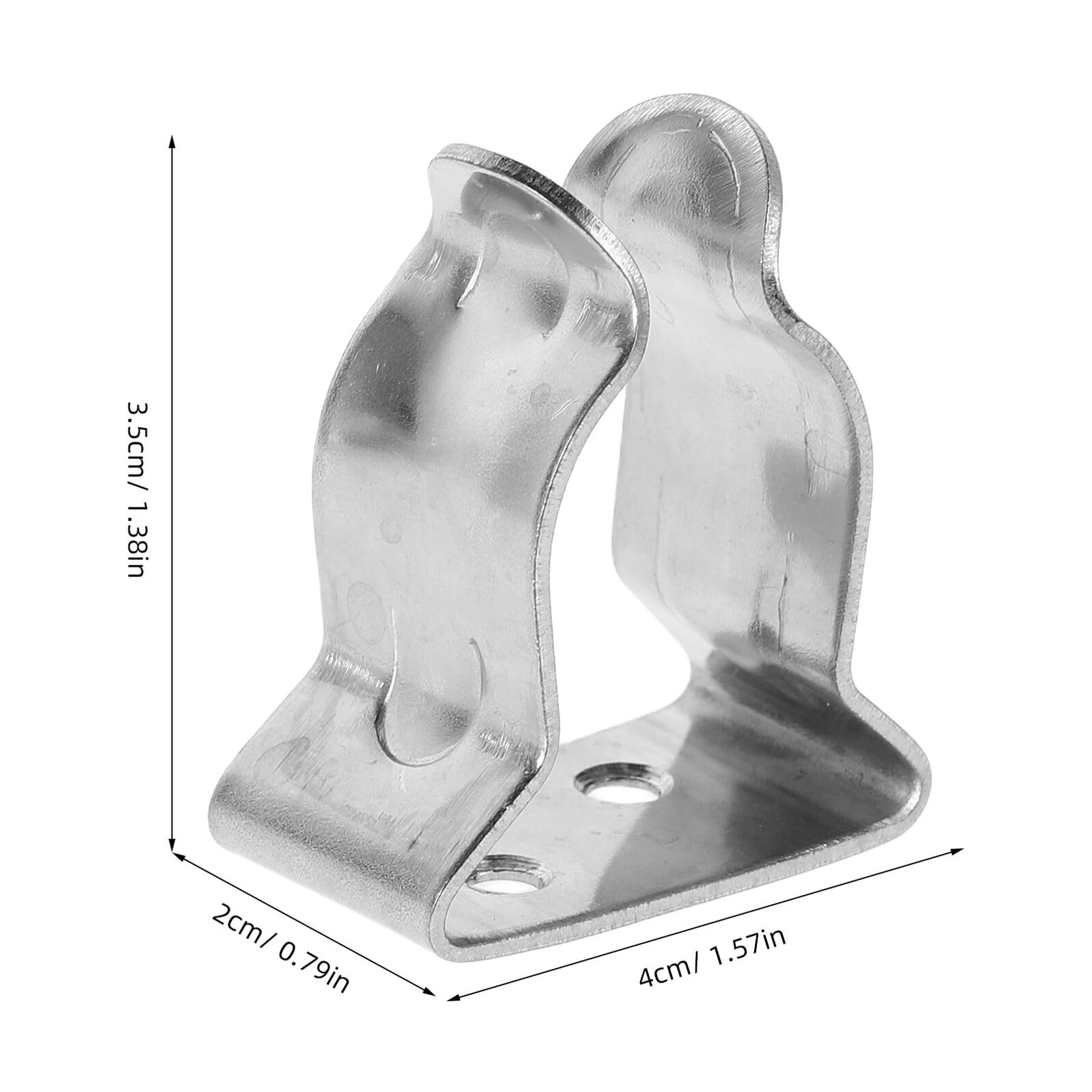 Alasum Pinces à Ressort Argentées en Acier Inoxydable Lot de 4 Support Résistant aux Dommages pour Paddle et Aviron pour Yacht et Voyage en Mer