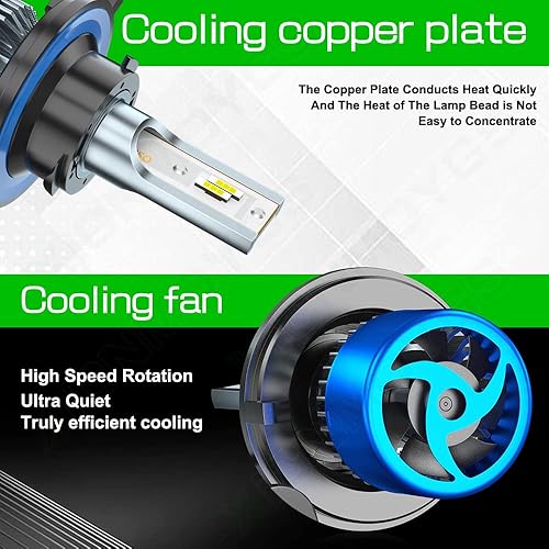 Miniatura 7 de Compatible con Ford F250 F350 F450 F550 Super Duty Truck 2005-2023 con compuesto, 4 bombillas 9008 de haz alto y bajo, 6000 lm, más de 50000 horas