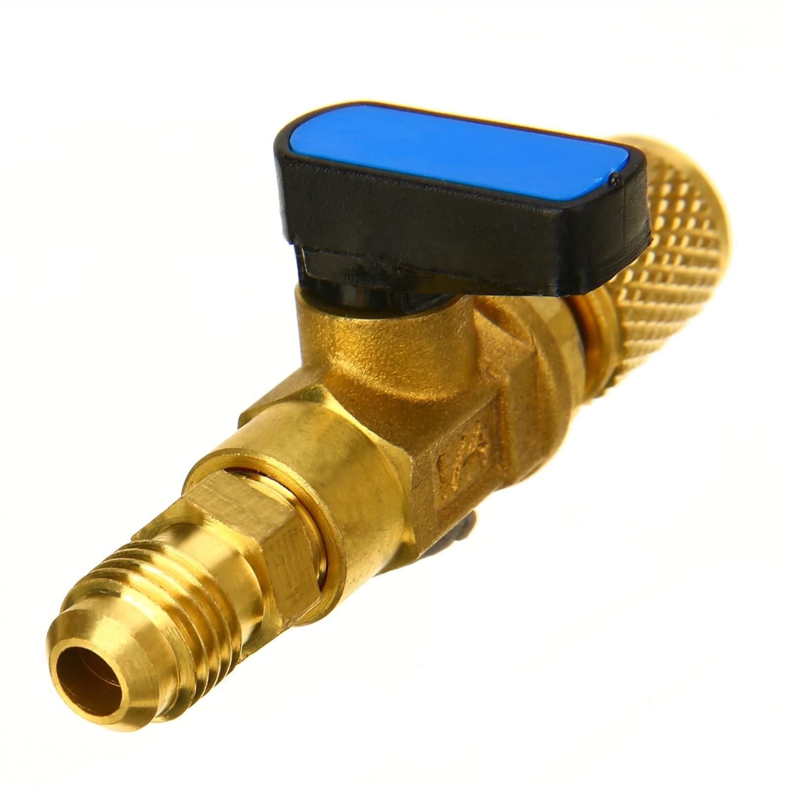 HDPHCRIUN Valve New 1pc R410a R134a Shut Ball Valves for A/C Charging Hoses 1/4" AC Refrigerant Auto Air Condition Refrigeration Tools
