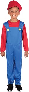 Bristol Novelty Klempner Mate Boy Kostüm, Blau, Rot