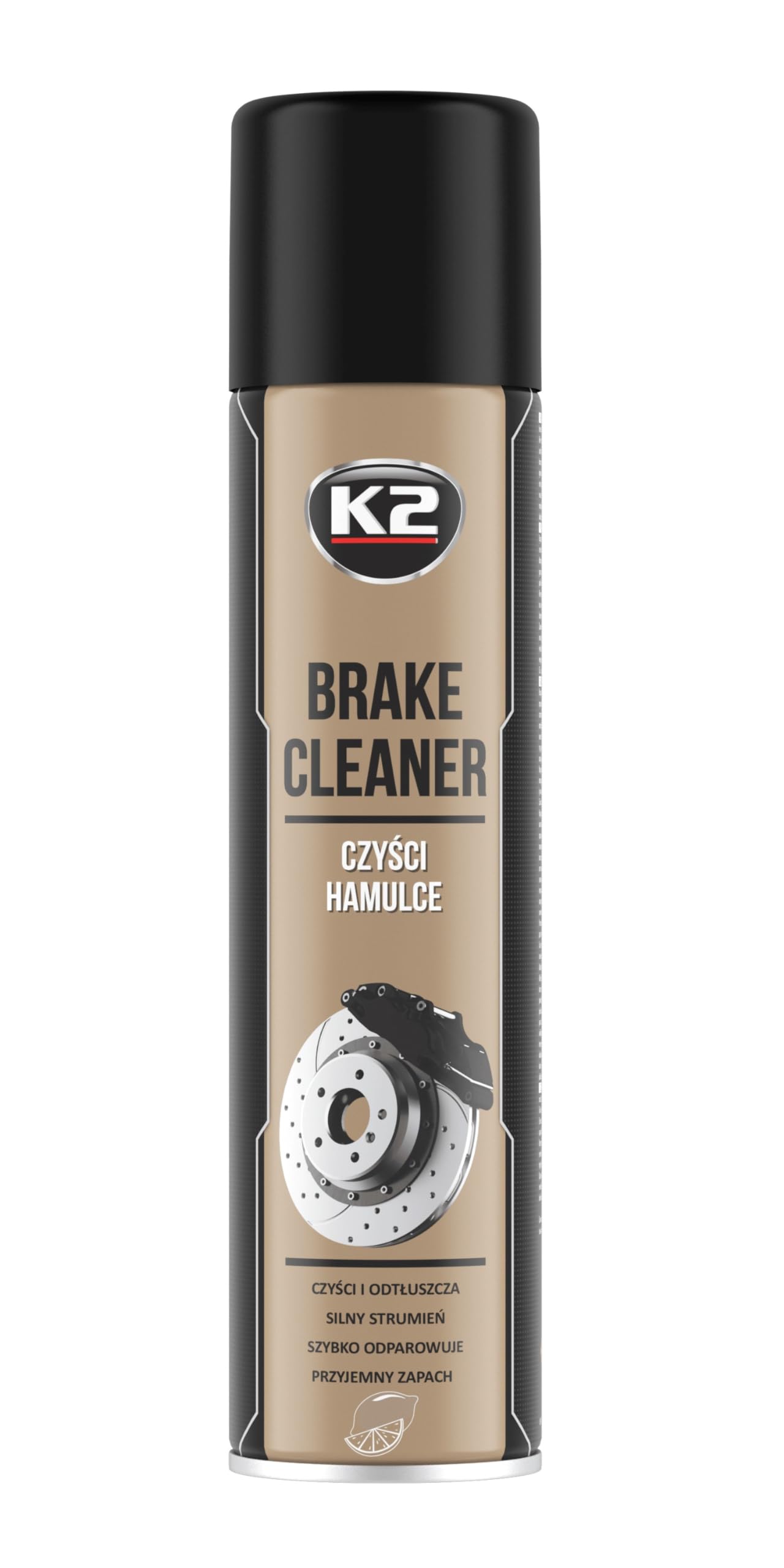 K2 Limpiador de Frenos y Embrague - Brake & Parts Cleaner Pack de 12 - Ayuda a Eliminar Aceites, Grasas, Alquitrán, Resina y Pegamento 600 ml