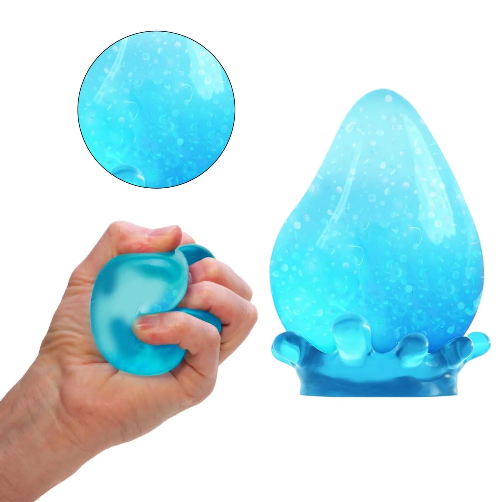 FQZWONG 1 Packs Dream Drop Stress Balls for Adults Fidget Adults, Fidgets Silicone Sensory for Autism, ADHD, Sensory Stress Relief Birthday Day Gifts1 — view 2