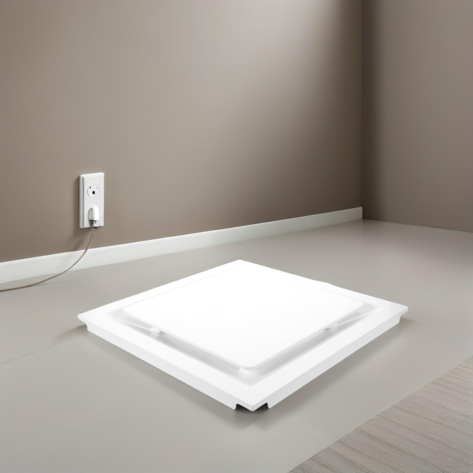 Griglia di Ventilazione a Soffitto Regolabile in Abs Bianco | Copertura Diffusore d Soffitto, Bocchetta di Ventilazione Condizionata, Vacanze Estive