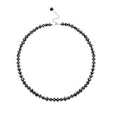 Natural Pearls Choker Necklace for Women Freshwater Baroque Pearl Strand Necklace Chain Cultured Baroque Pearl 18K Gold Plated & S925 Sterling Silver Clasp Choker