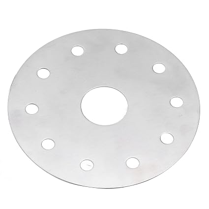 Thermal Guide Plate, Prevent Burning Sturdy Construction Reusable Fine Workmanship Durable Heat Diffuser for Gas Stove for Magnetic Cookware for Glass Cooktop(12.3CM in Diameter)