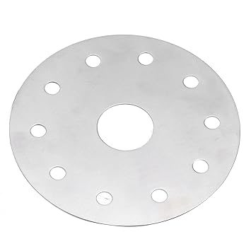 Thermal Guide Plate, Durable Prevent Burning Heat Diffusers Fine Workmanship for Glass Cooktop for Gas Stove for Magnetic Cookware(12.3CM in Diameter)