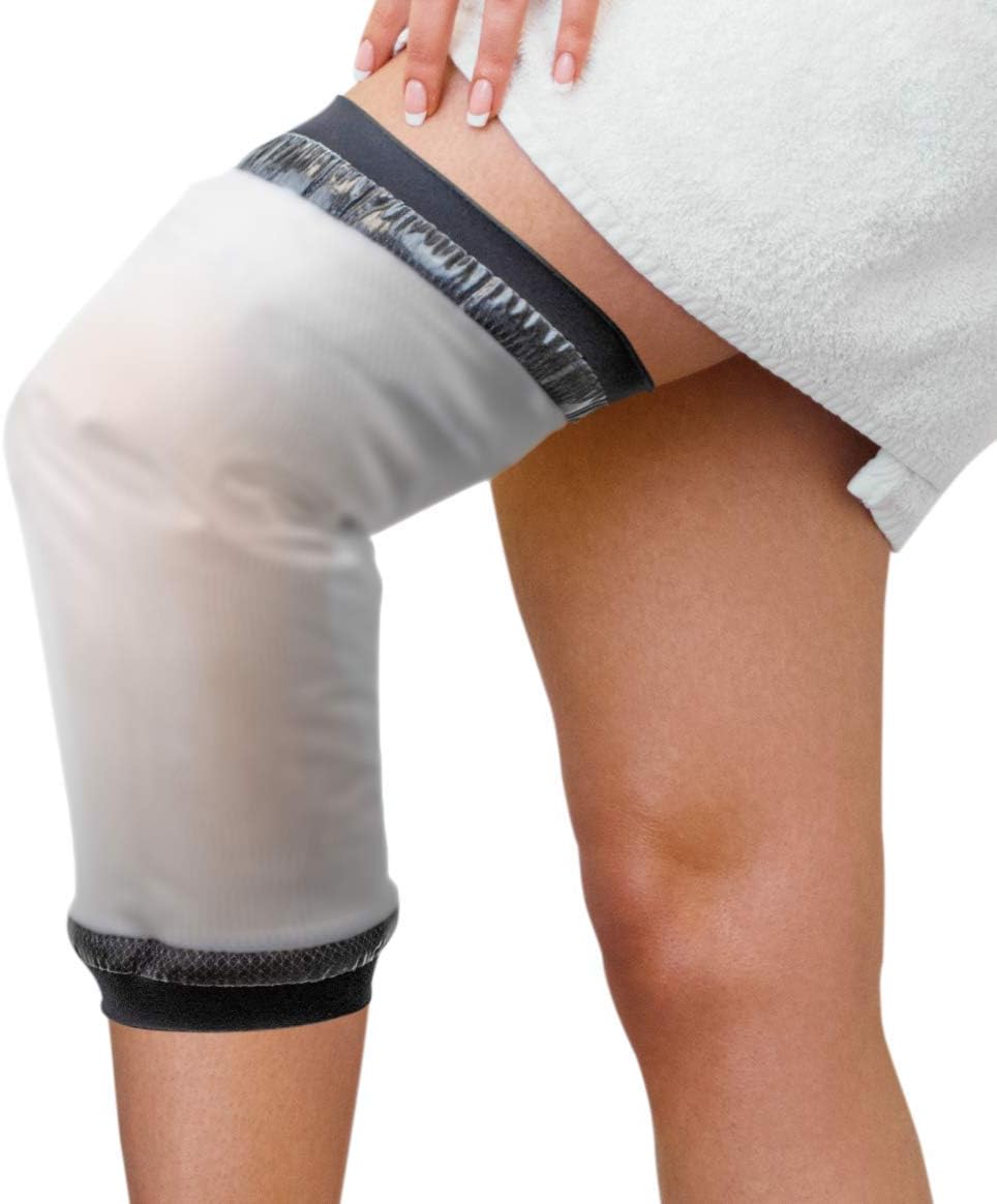 Knee Cast Shower Cover Adult Knee Cast Protector for Shower