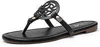 katliu Women's Flat Sandals Flip Flop Sandals Comfortable Dressy Thong Sandals