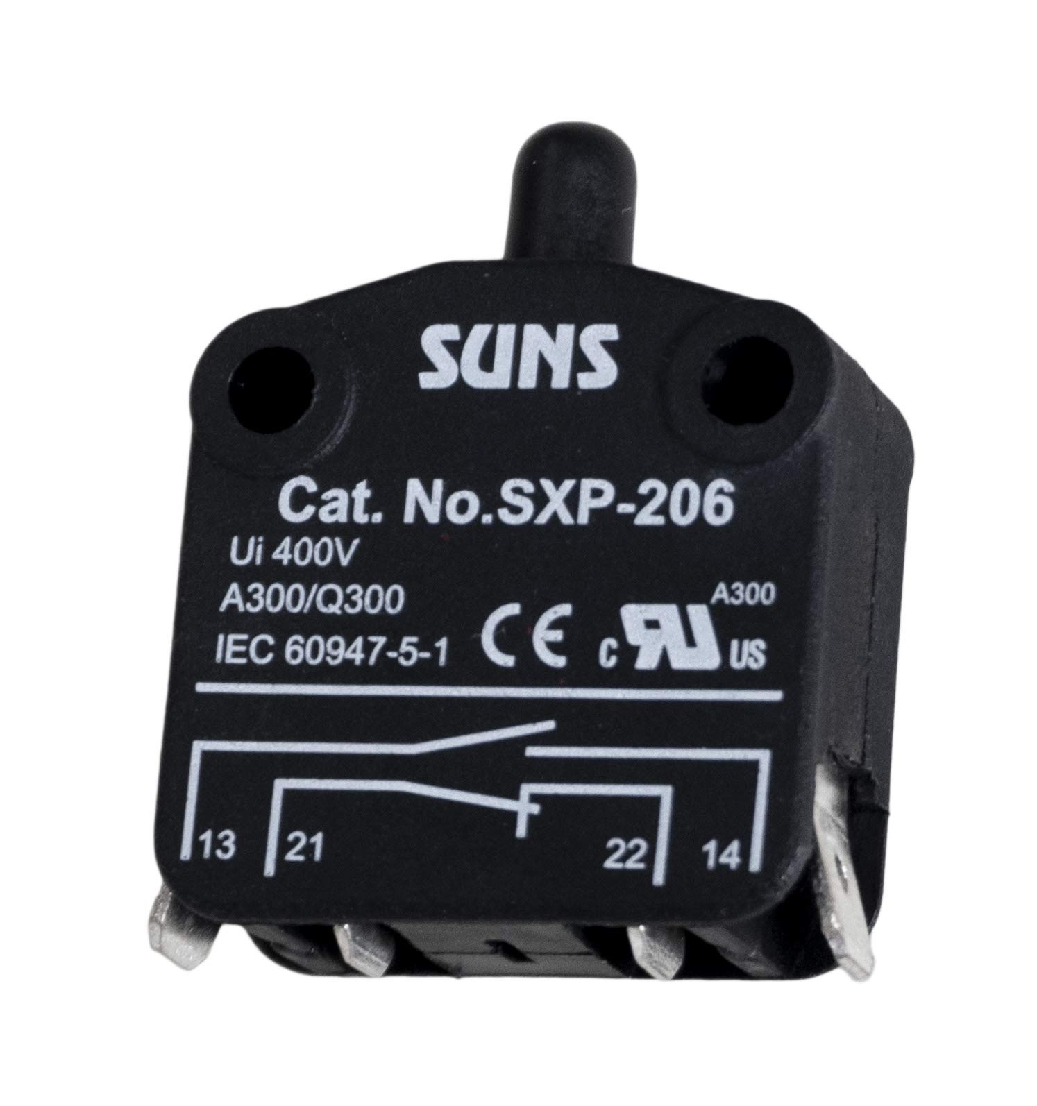 Suns SXP-206 Miniature Door Interlock Switch Screw Mount 1NO 1NC