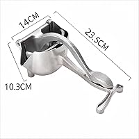 Vista 3 de Exprimidor manual de frutas Exprimidor manual de aleación de aluminio Prensa manual Extractor de jugo Máquina extractor de jugo de aleación