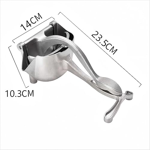 Miniatura 3 de Exprimidor manual de frutas Exprimidor manual de aleación de aluminio Prensa manual Extractor de jugo Máquina extractor de jugo de aleación