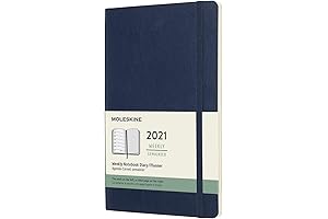 Moleskine 12 Month 2021 Blue Weekly Planner