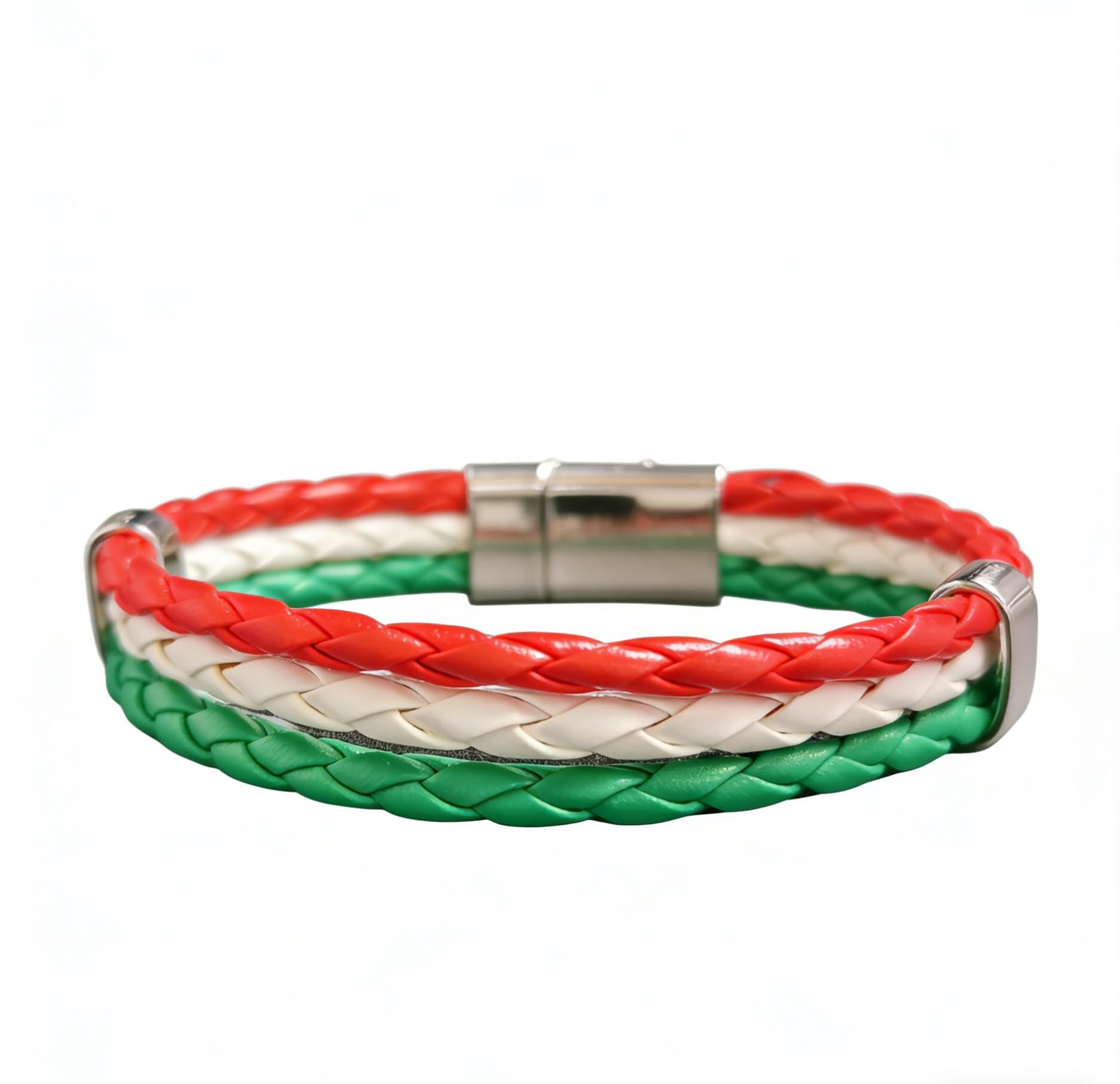 Bracelet en cuir tissé pour fans de football, bracelet en cuir PU avec fermeture en alliage d'acier, bracelet de soutien de l'équipe nationale, bijoux pour adultes, hommes et femmes