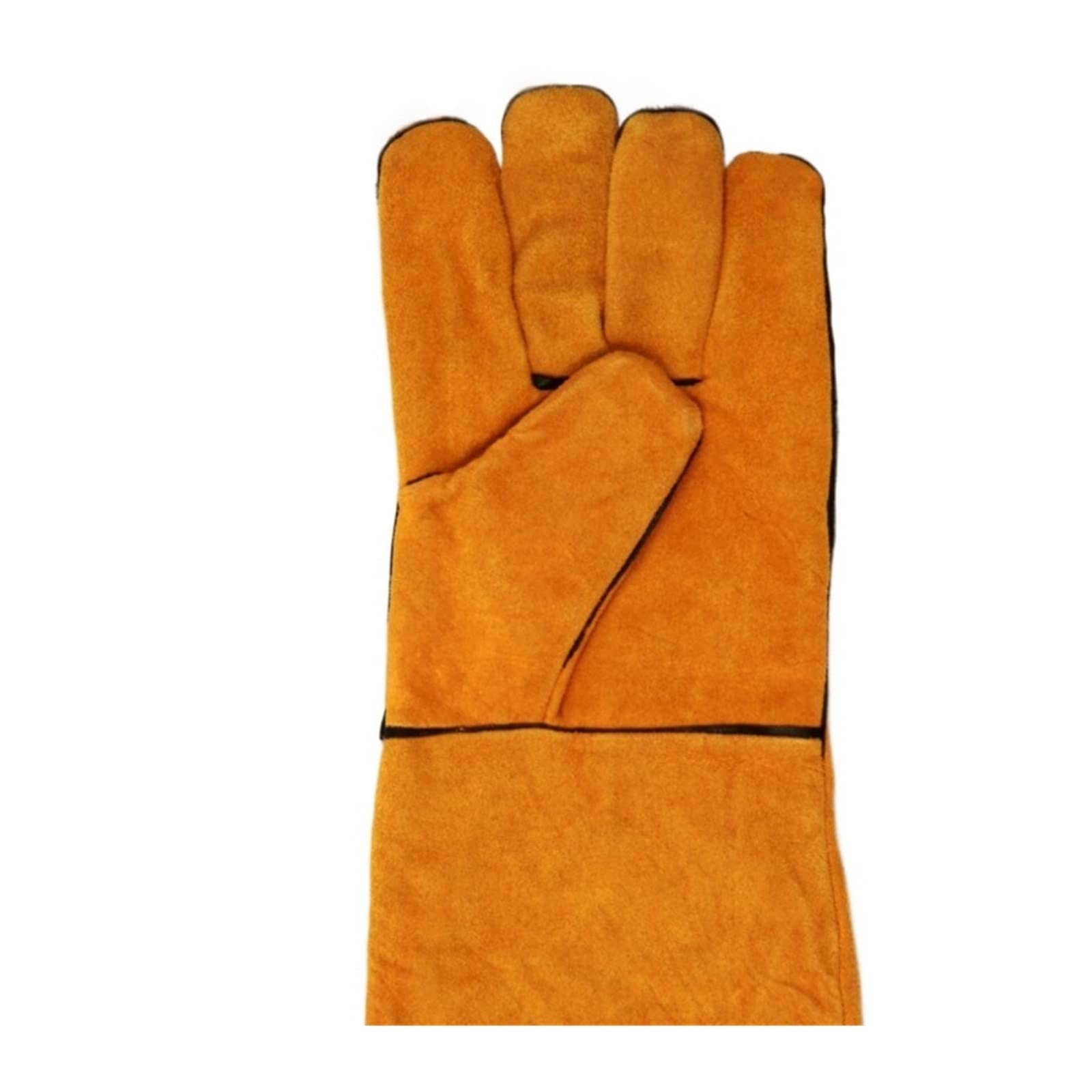 Welding Supplies Welding Gloves Leather Extension High Temperature Flame Retardant Wear-Resistant Heat Insulation Welder's Gloves