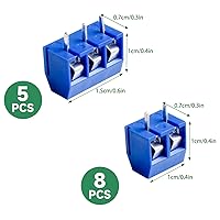 Vista 6 de Smraza Kit de placa PCB de doble cara de 104 piezas, placas de prototipo para soldadura de bricolaje y placas de circuito electrónico compatibles