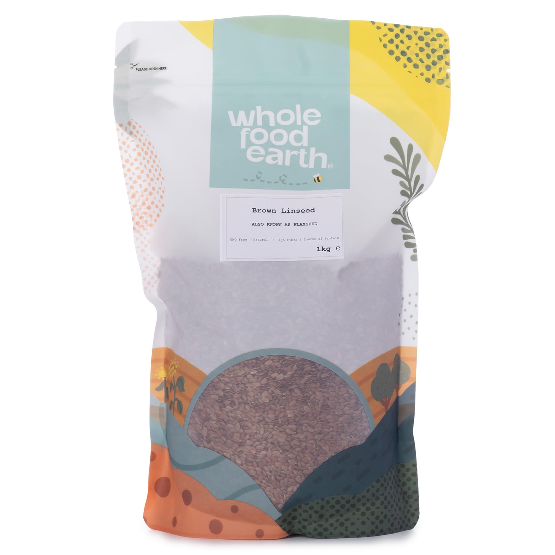 Sponsored Ad – Whole Food Earth Brown Linseed/Flaxseed 1 kg (Pack of 1)