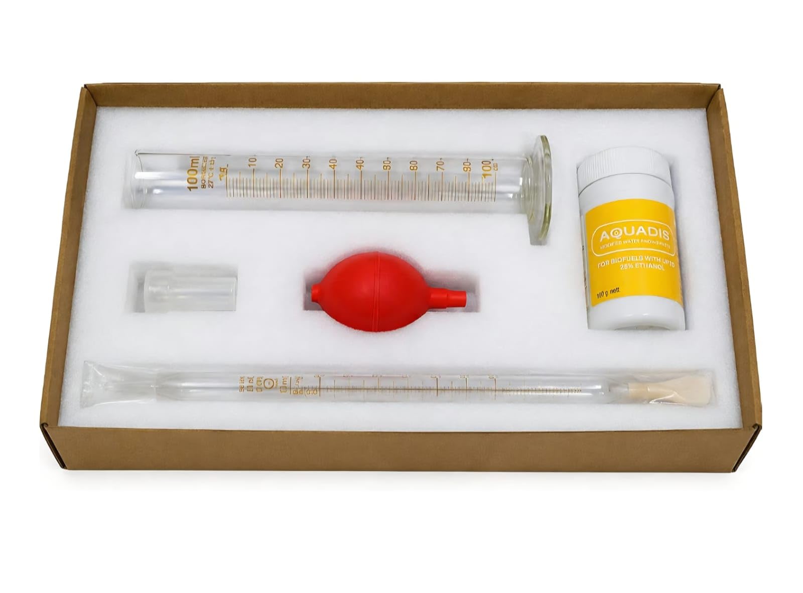 PetroLux Premium Ethanol Testing Kit Fuel Quality Checker | Measuring Cylinder, Graduate Pipette, Pipette Bulb Included, Laboratory Grade, Accurate Results-image-19