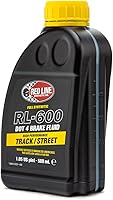 Vista 3 de Red Line 90404 RL-600 Líquido de frenos DOT 4 de alto rendimiento, 16.9 fl oz