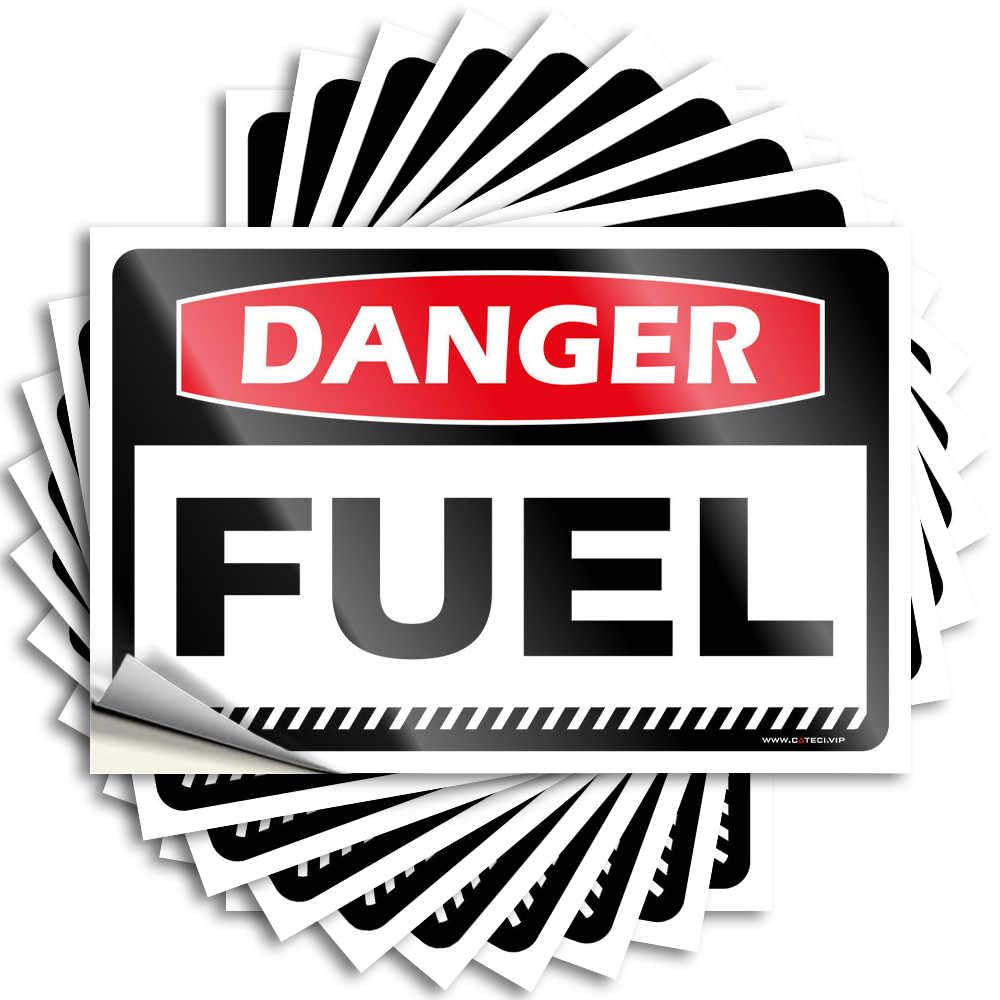 Danger Fuel Tattoo Best Man Cave Gifts | Motivational Hard Removable Decal Pack(6X9CM)