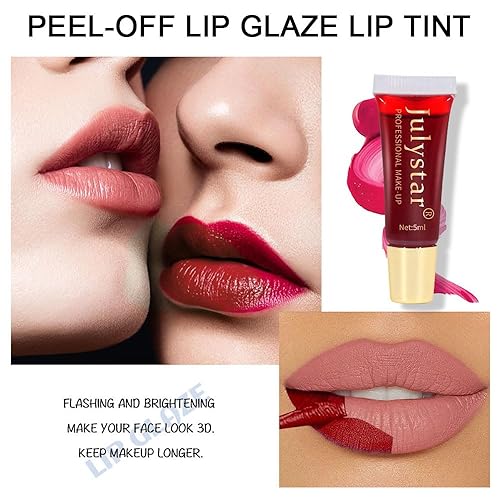 Miniatura 2 de Tinte de labios despegable, esmalte de labios despegable, brillo de labios de color de tatuaje, taza antiadherente, tinte de labios para maquillaje