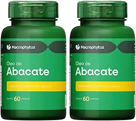 KIT 2X Óleo de Abacate 1400mg 60 cápsulas - Macrophytus