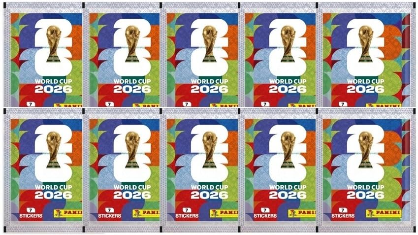 10 sobres de la Copa Mundial 2026