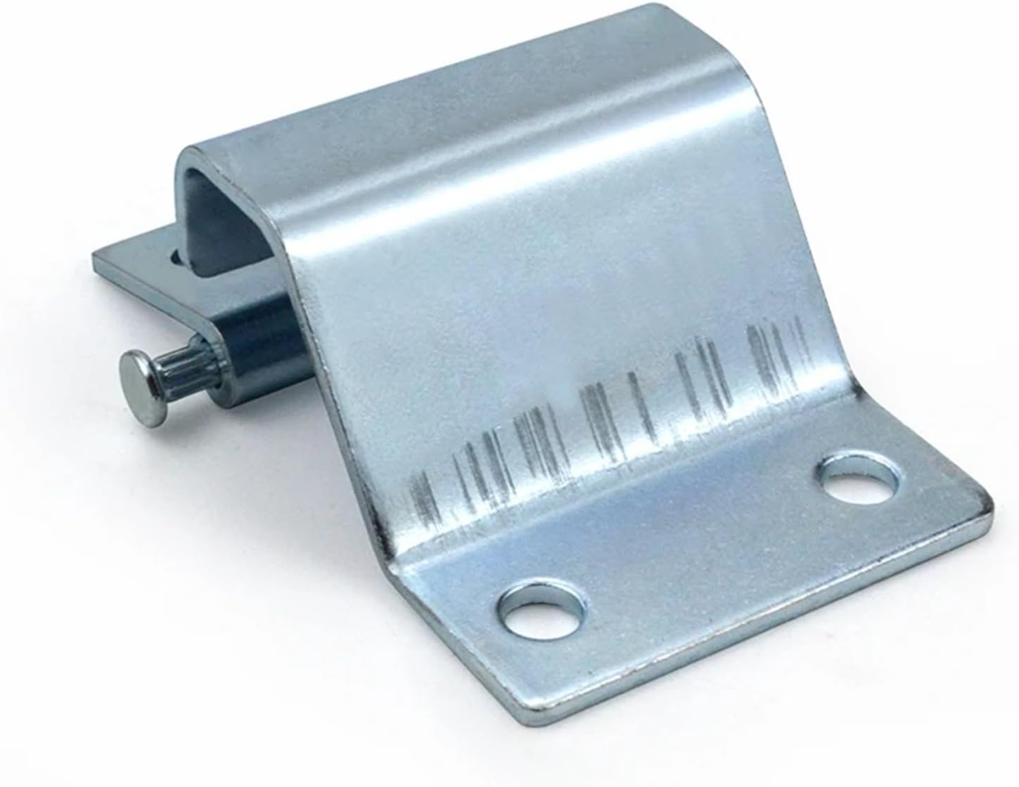 Stainless Steel Welded Hinges, Hardware Furniture Concealed Door Hinges Concealed Load-Bearing Hinges 1Pcs(Steel Perforated)