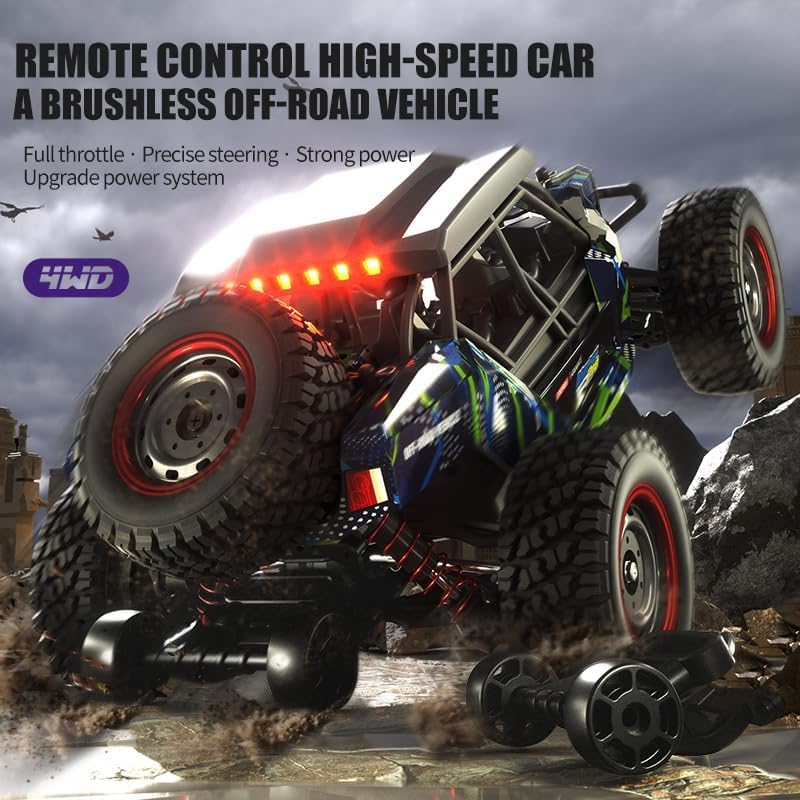 Image of Brushless RC Car, 70Km /H, 16106 Pro, High Speed RC Car, RTR, 1 /16 4WD Off-Road Drift Brushless Crawler RC Truck for Adults Multicolor