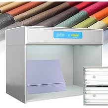 Professional Color Matching Box with 7 LED Light Sources & 45 Viewing Table,Color Evaluation Cabinet for Accurate Color Assessment of Printed/Hardware/Leather/Plastic/Fabric