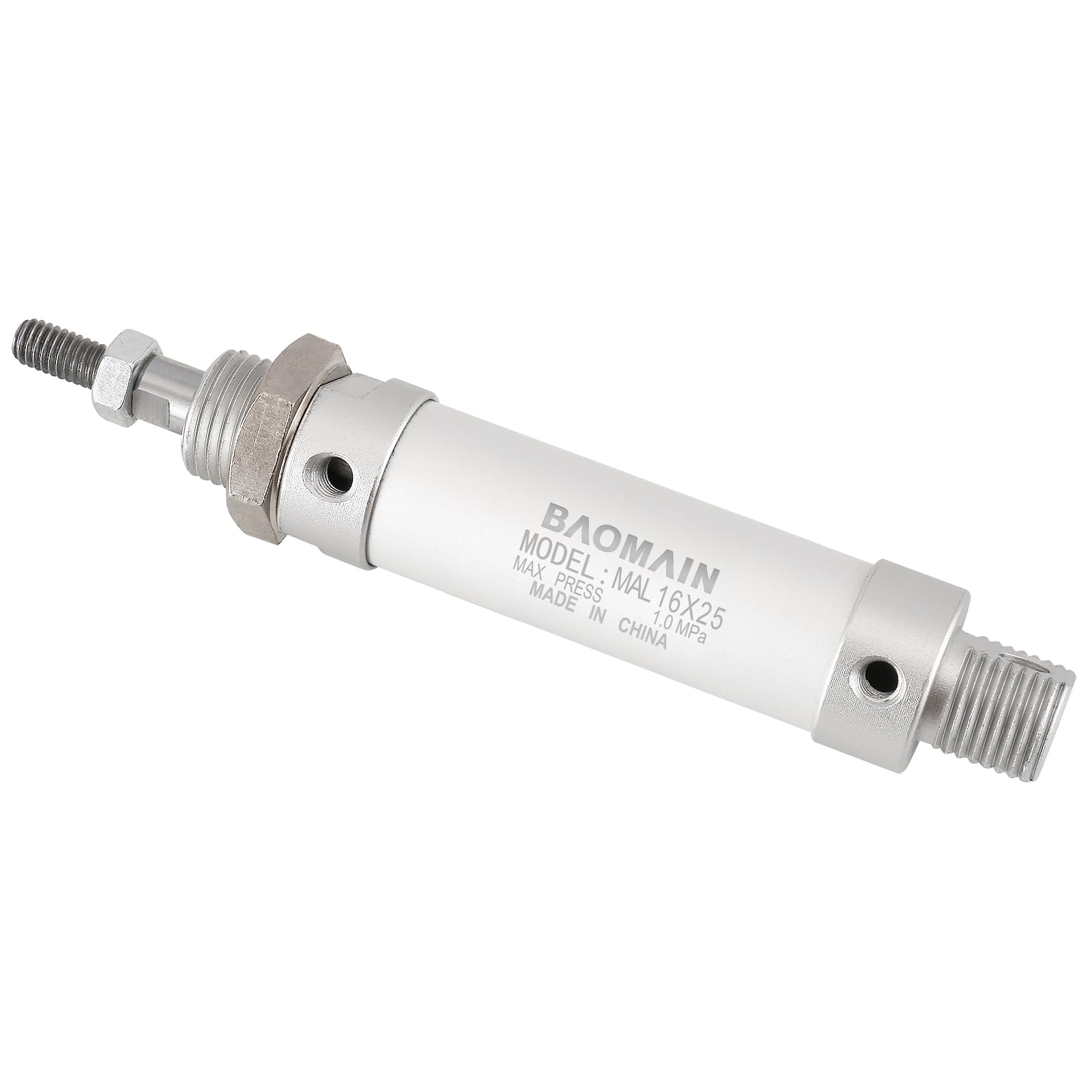 Baomain MAL 16x25 Mini Pneumatic Air Cylinder,0.63 inch(16 mm