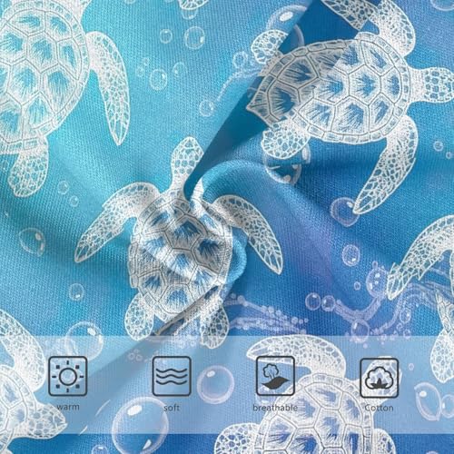 Joisal White Sea Turtles Blue Girls Underwear Toddler 2t Cotton Panties for Girl Cartoon Briefs Kids Undies3