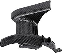 Vista 6 de Protector de Eje Central para Surron, Patrón de Fibra de Carbono Funda de Protección del Eje Medio Cubierta Protectora para Motocicleta Eléctrica