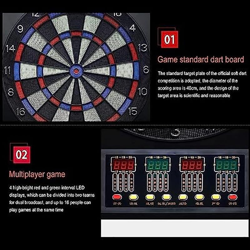 ダーツ DART GAME ELECTRONIC DARTBOARD Electronic Dartboard Set, Entertainment Dartboards Sports