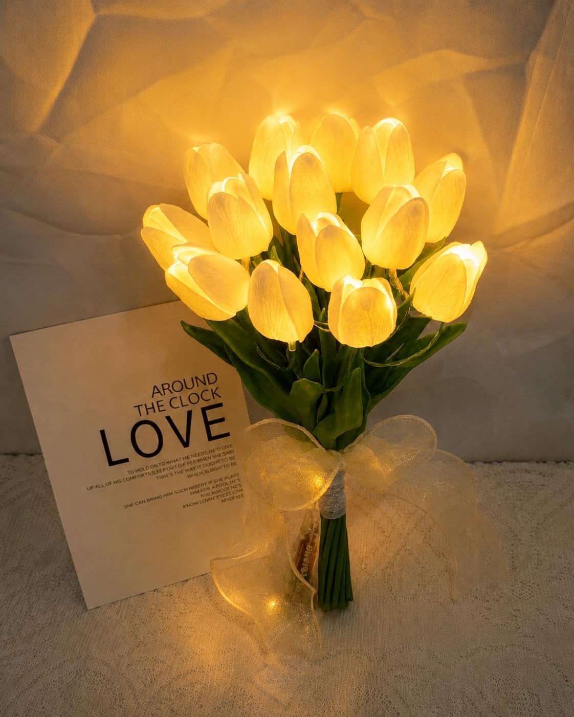 MoonlitDreams Tulip Flower Lamp - Elegant Night Light -8 MoonlitDreams Tulip Flower Lamp - Elegant Night Light -8