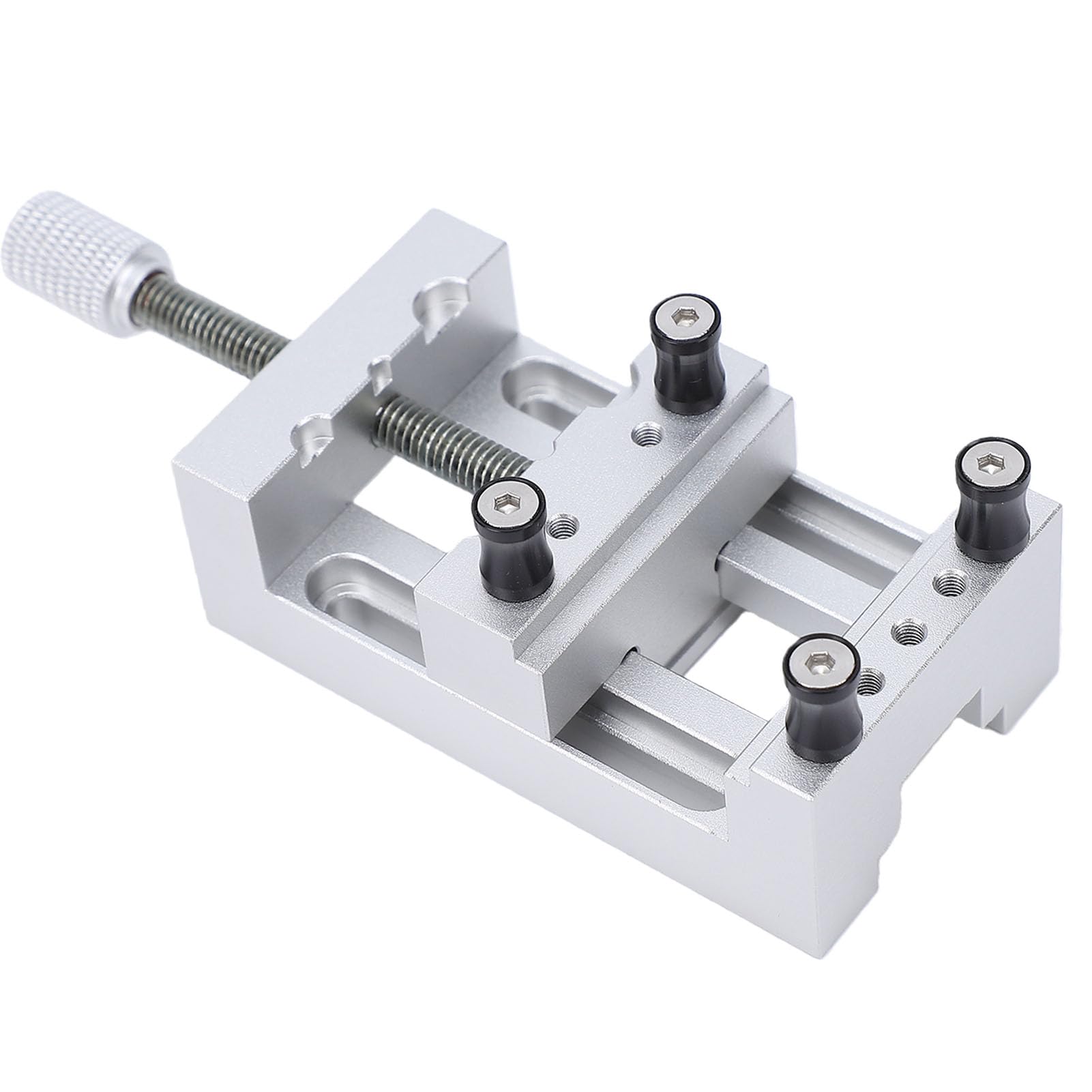 Generic Mini étau de Précision à Pince Plate pour la Fabrication de Bijoux et L'artisanat de Modèles, Plage de 0 à 47 Mm, avec Mâchoires Souples en Caoutchouc pour les Amateurs et les Professionnels