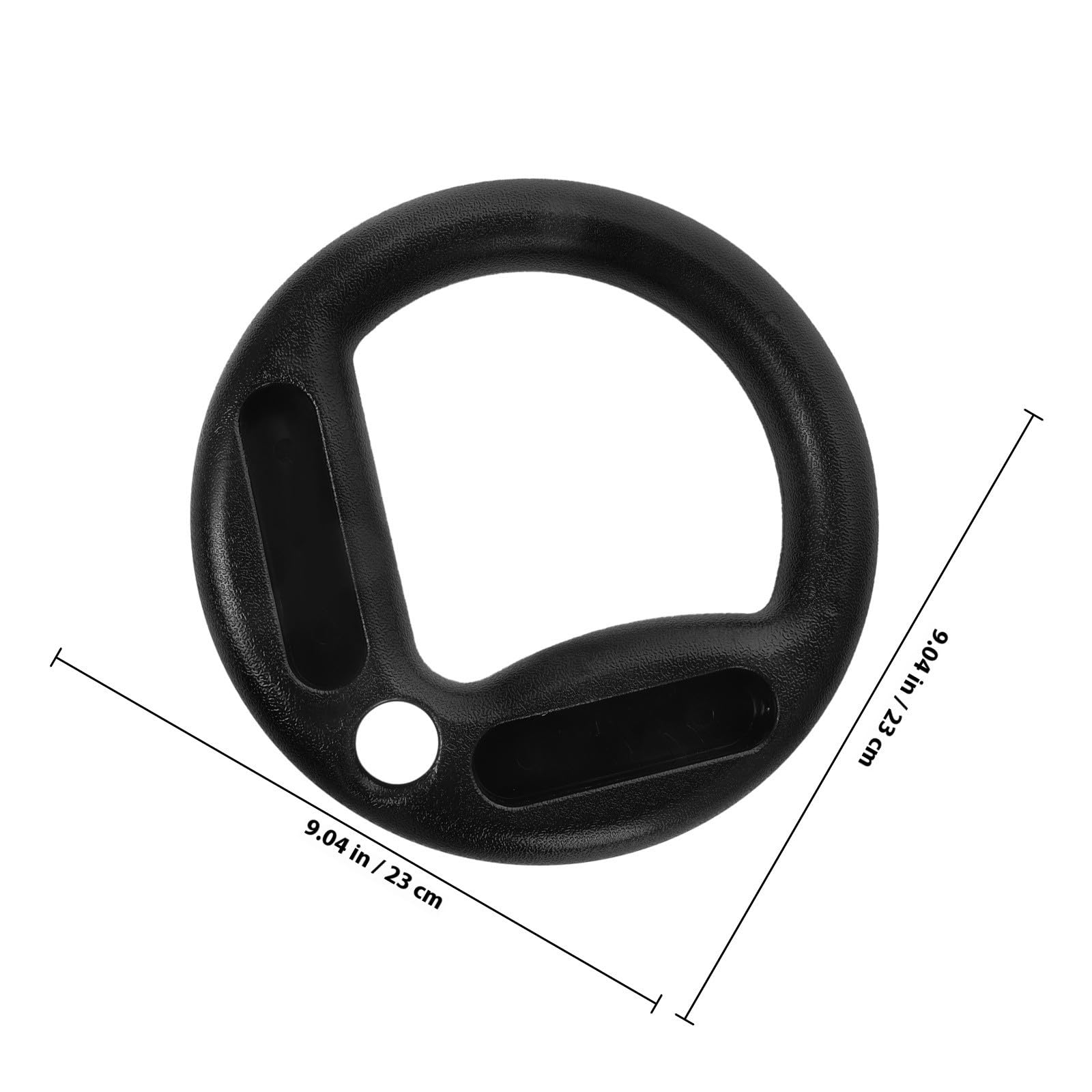 2 Piezas Anillos de Gimnasia Anillos Colgantes de Gimnasia Abs Negros Multifuncionales para Ejercicios de Dominadas y Fitness en Interior