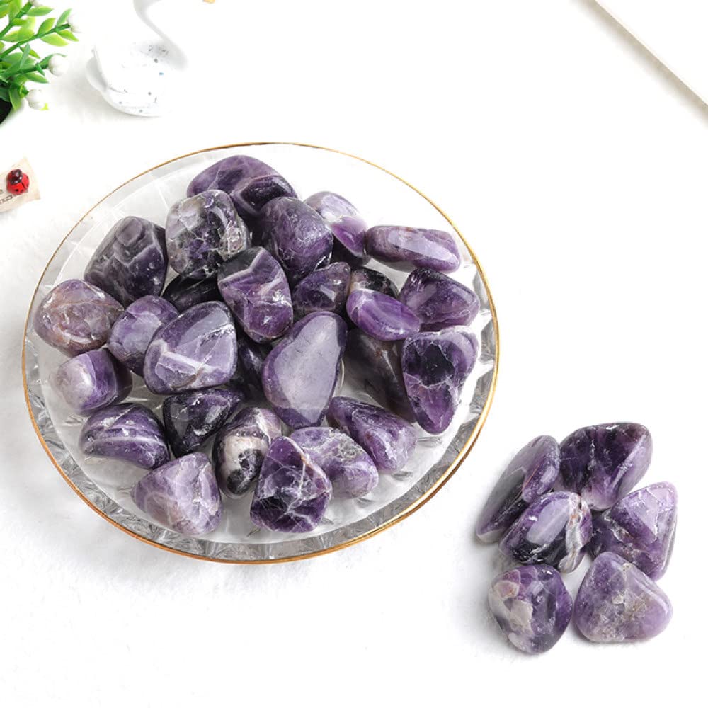 Citrine et améthyste naturelles de 10-30mm pour remplacer le plastique de votre aquarium 50g