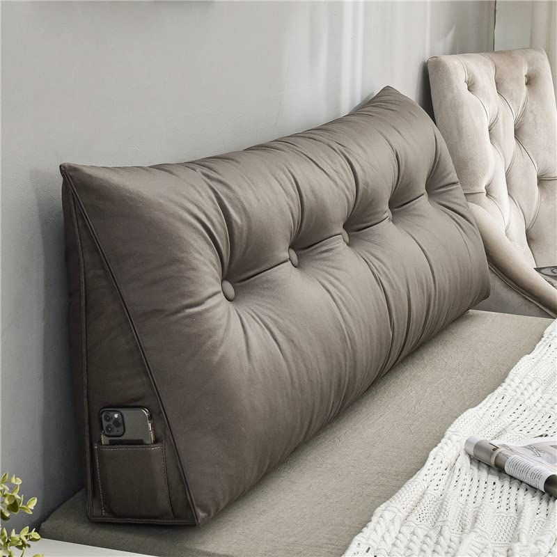 Coussins lombaires soutien dos triangulaire grand format pour tête de lit B