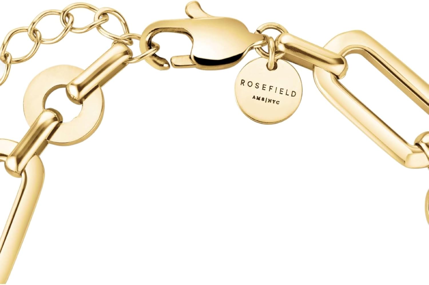 Rosefield Multi Octagon Studs Bracelet Gold, JBOSG-J900