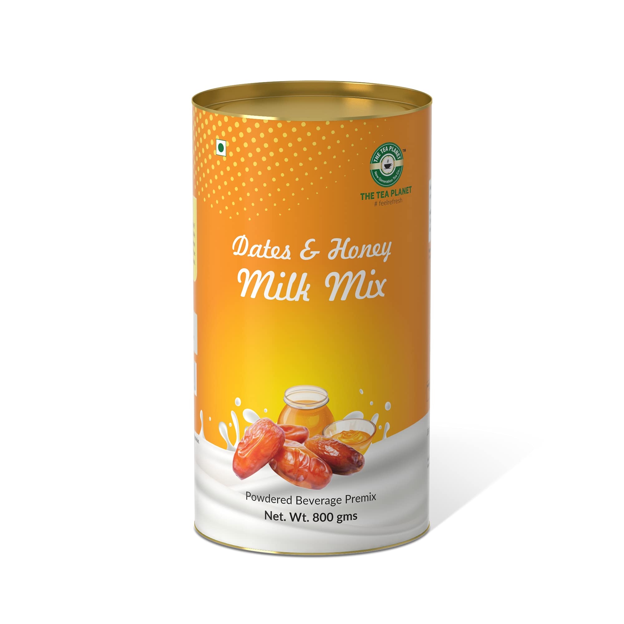 The Tea Planet Dates & Honey Milk Thick Milkshake Mix Powder - 1 kg