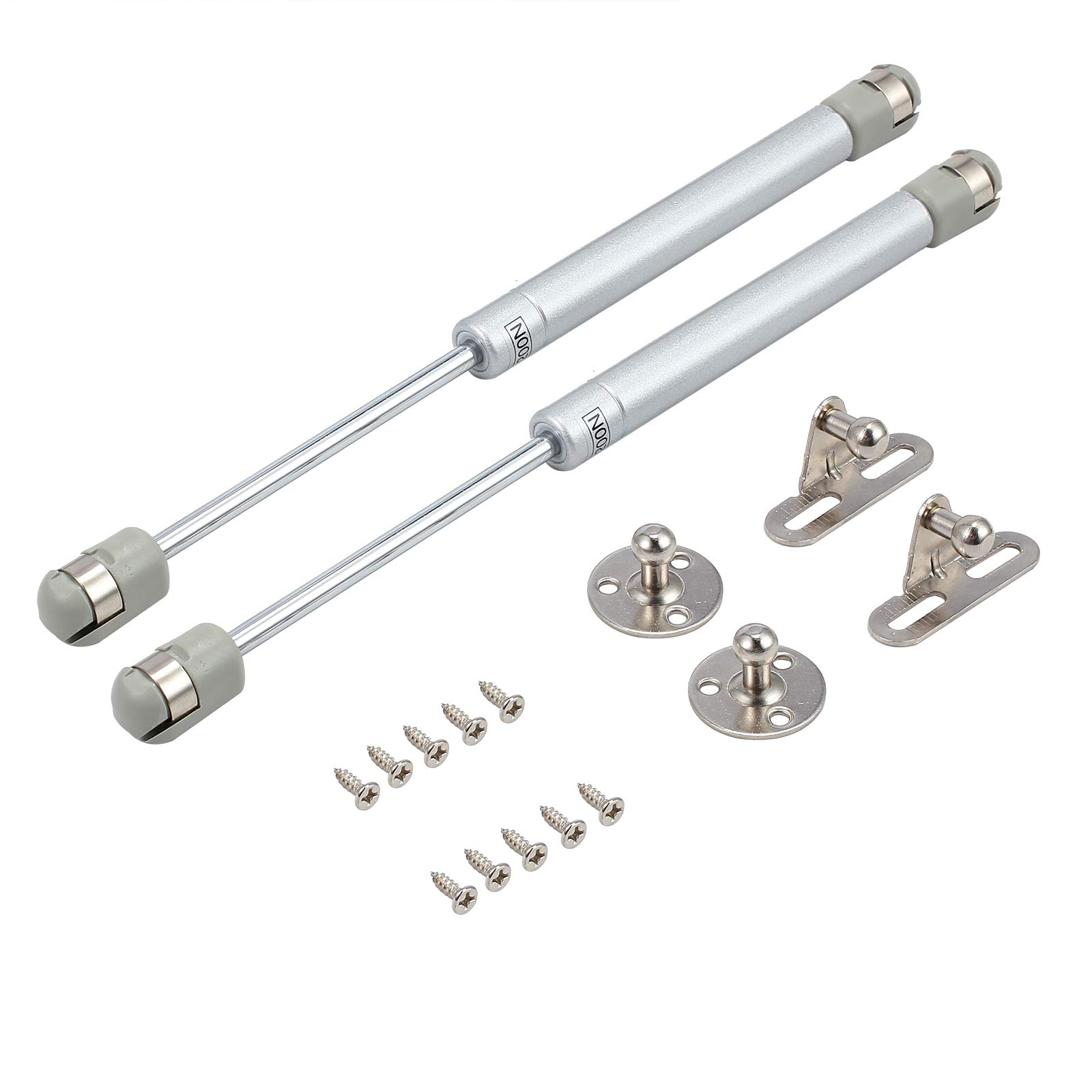200N Gas Struts 2X Cabinet Door Hinges Lift Up Spring Flap Gas Strut Support Stay Bar Kitchen Cupboard Box 200N Pressure