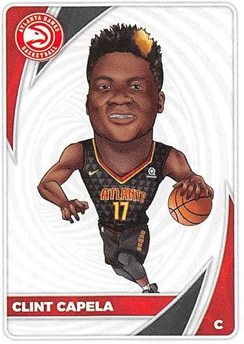 2020-21 Panini Stickers #106 Clint CapelaIllustrated Player Official NBA Basketball Album Sticker Measuring 2.75 inch tall X 2 inches wide in Raw