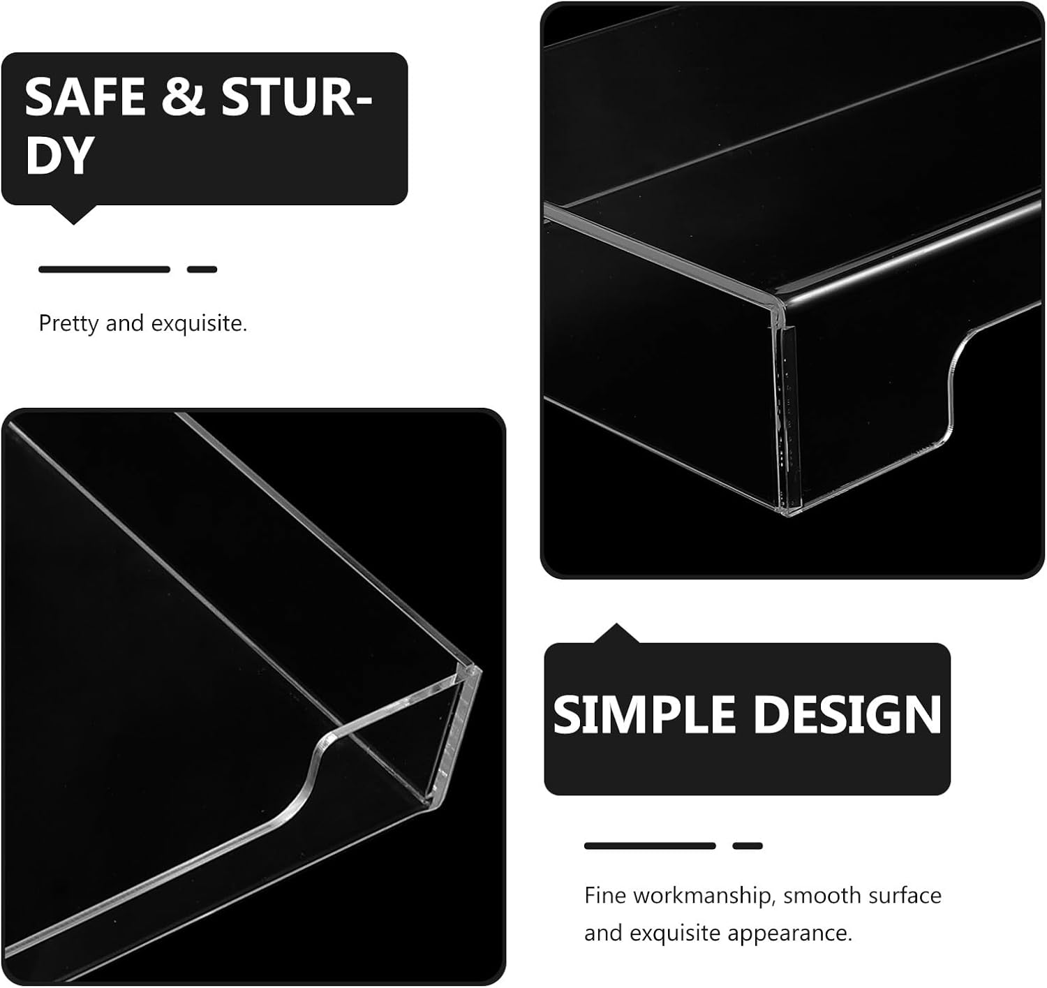 Didiseaon Acrylic Keyboard Cover Waterproof Dustproof Keyboard Case for 475X175X48Mm Medium Size Protective Skin for Desktop Computer Accessories