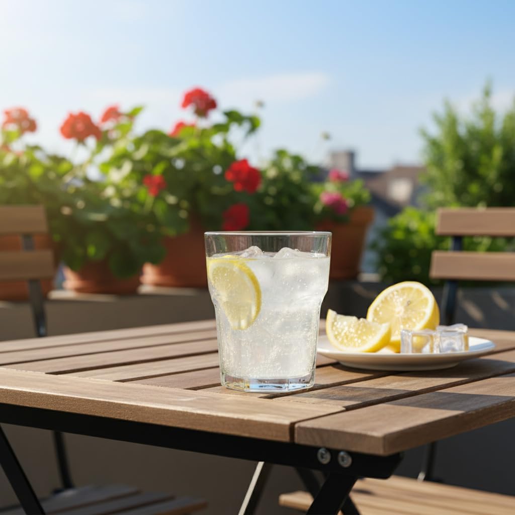 6 PCS Clear Plastic Tumblers, Resuable Drinking Glasses 8.8 OZ, BPA Free Acrylic Drinking Cups, Stackable Beverage Glasses for Home Party Picnic Shatterproof, Small Water Cup, Dishwasher Safe, 260 ML - Image 6