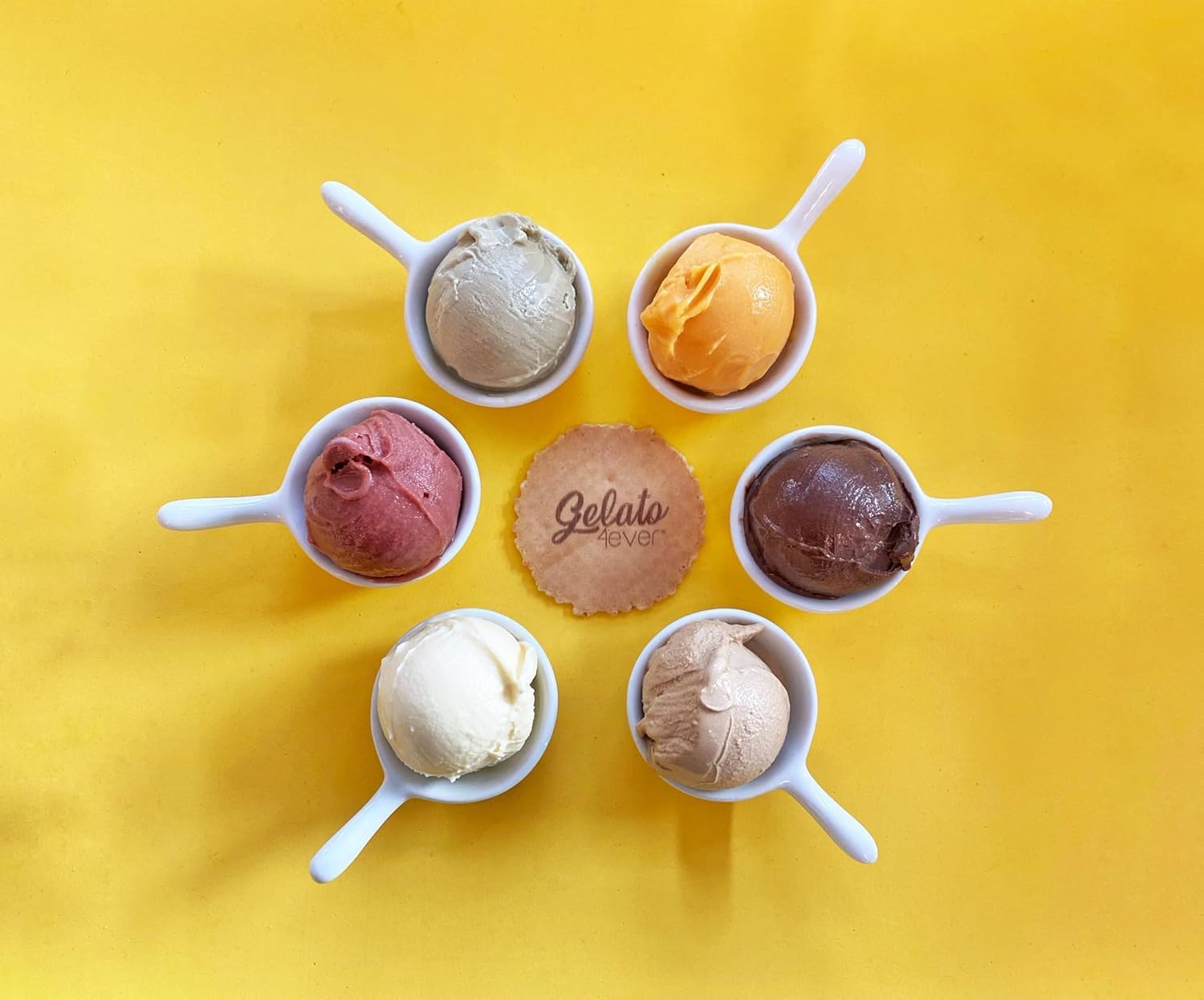 Gelato 4ever - Preparato per Gelato Pronto da Mantecare, Double Pack, Facile da Preparare, Compatibile con Tutte le Macchine per Gelati Come Ninja Creami, Magimix, HKoenig, 1L per Brick, Made in Italy