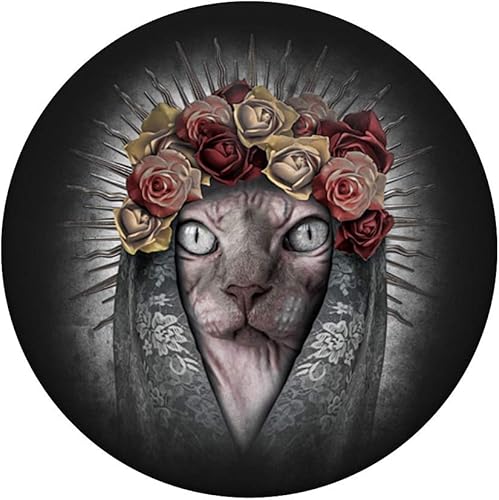 Miniatura 3 de Sphynx Cat I - Popsocket de metal y gótico mexicano  PopSockets Grip y soporte para teléfonos y tabletas