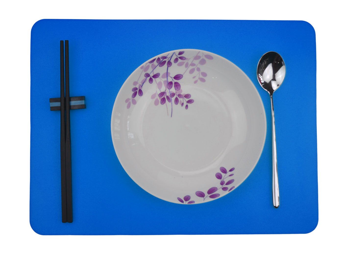 Set de table silicone anti-tache lot de 4 protections lavables pour table en bois